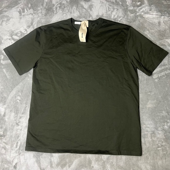 NWT Ten C Olive Green Knits Made in Italy Cotton T Shirt Mens XL